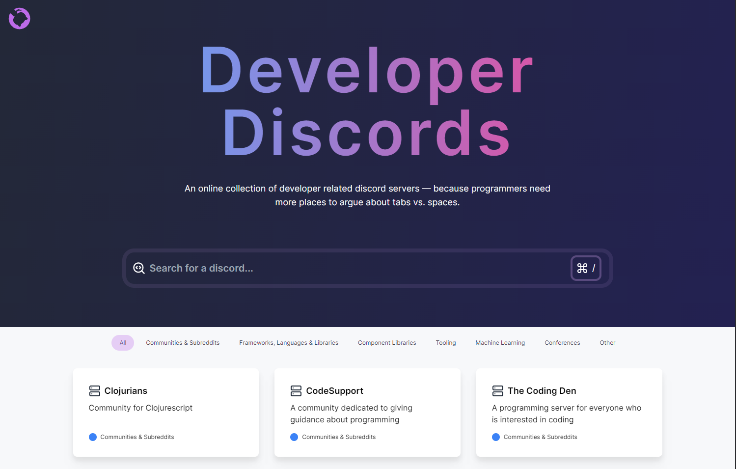 Developer Discords